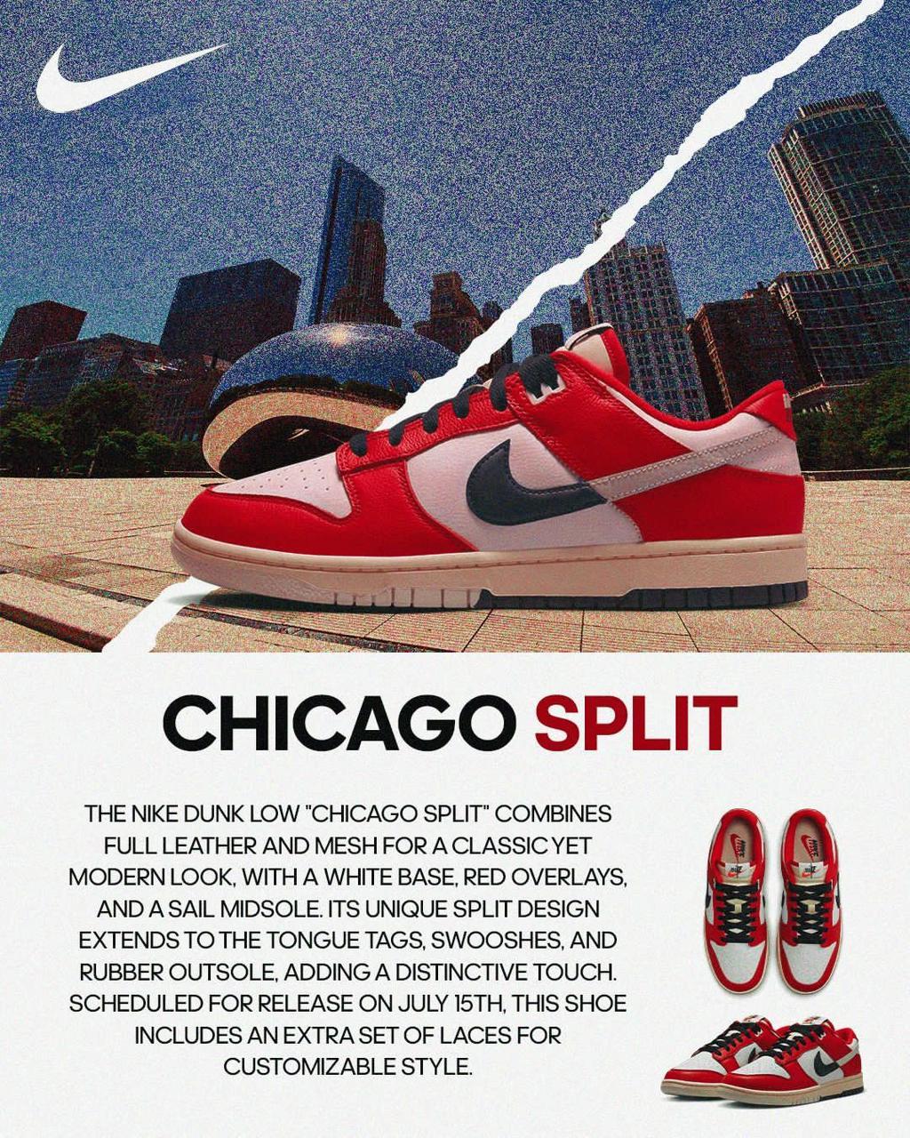 Nike SB Dunk Split Chicago