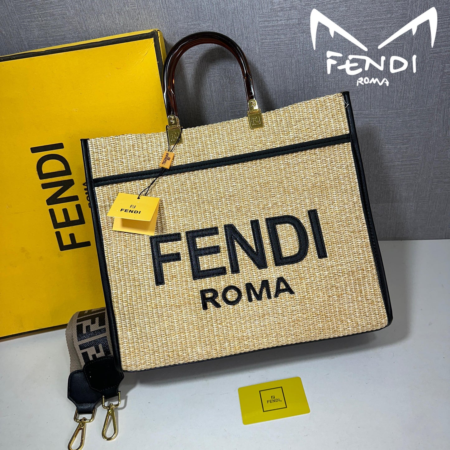 Fendi Large Sunshine Tote Bag –