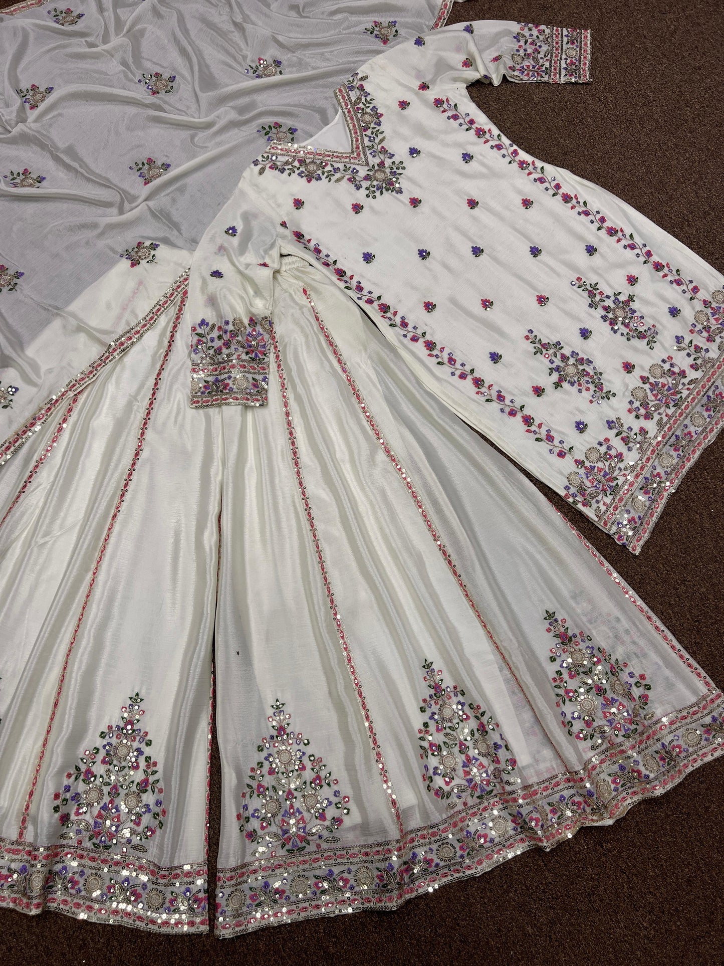 Heavy Sharara Suit For Wedding Party 2024