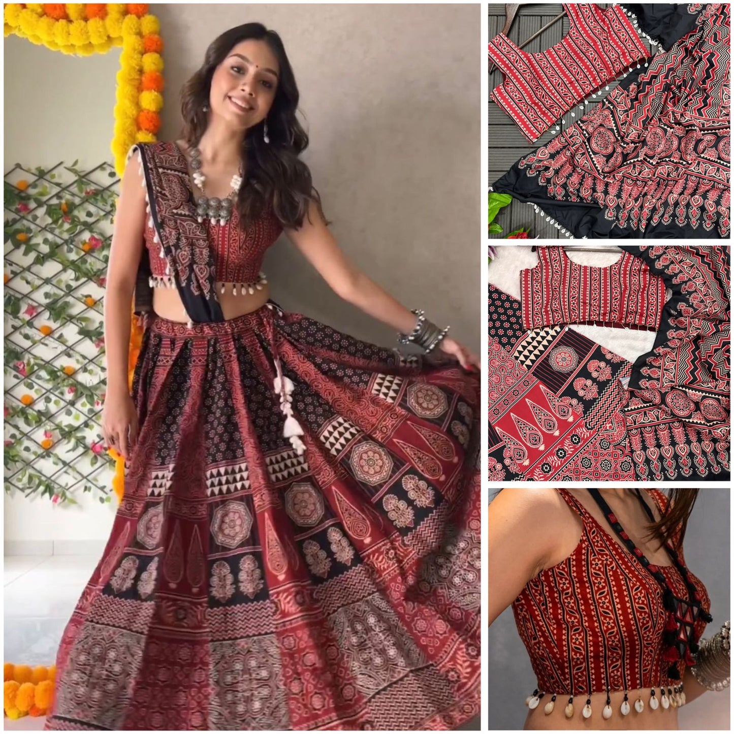 Degital Print Lehenga Choli Navratri  Special