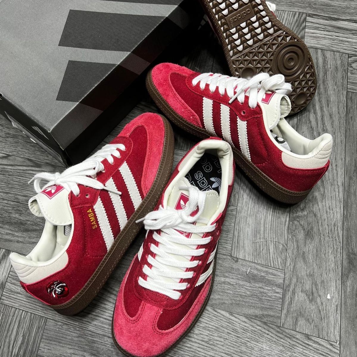 Adidas Originals Samba "Better Scarlet Off White" | Iconic Leather Sneakers