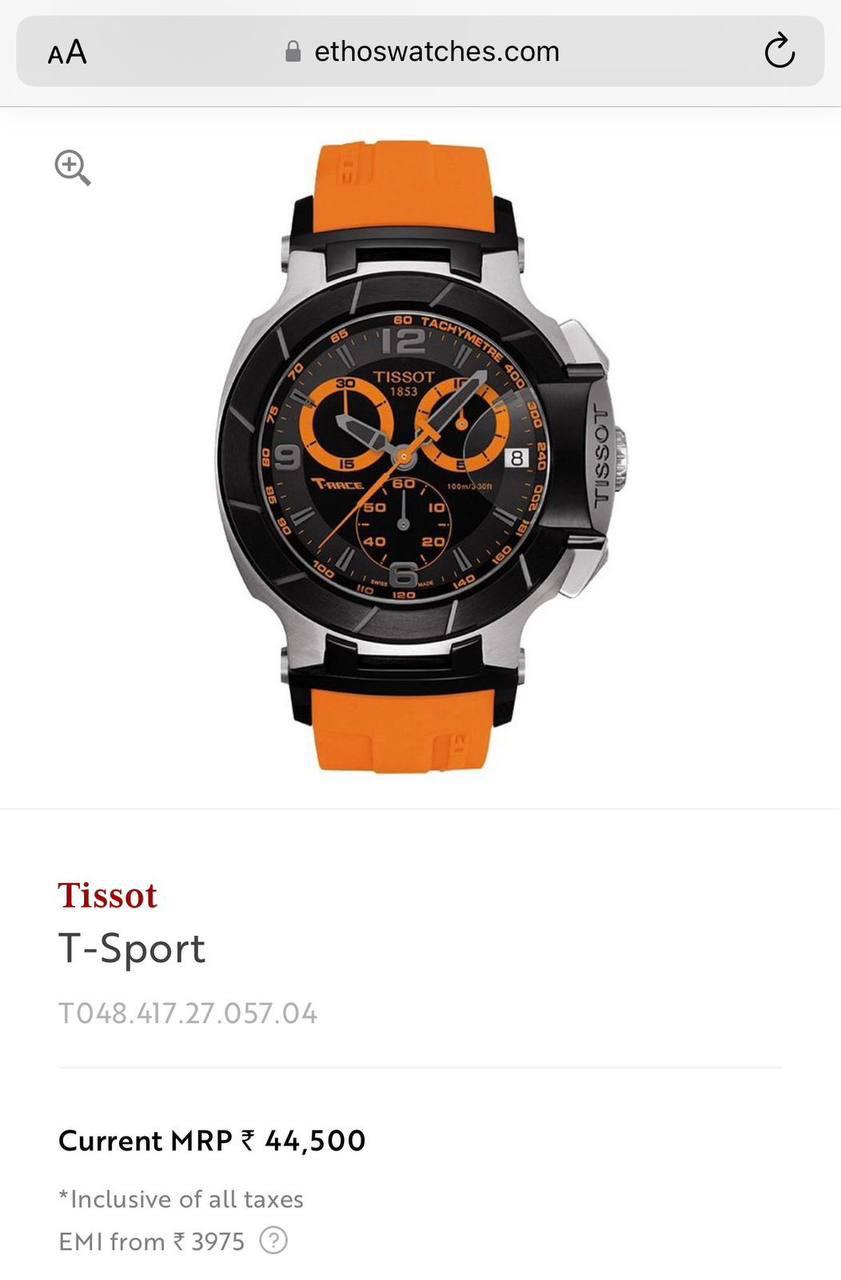 Tissot T-Race Basic Edition: Speed Meets Sophistication