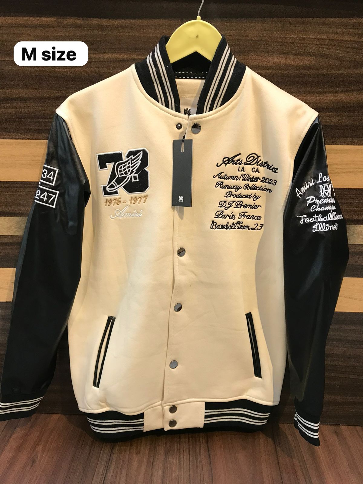 H&M, Amira, and Louis Vuitton Premium Imported Varsity Jacket –