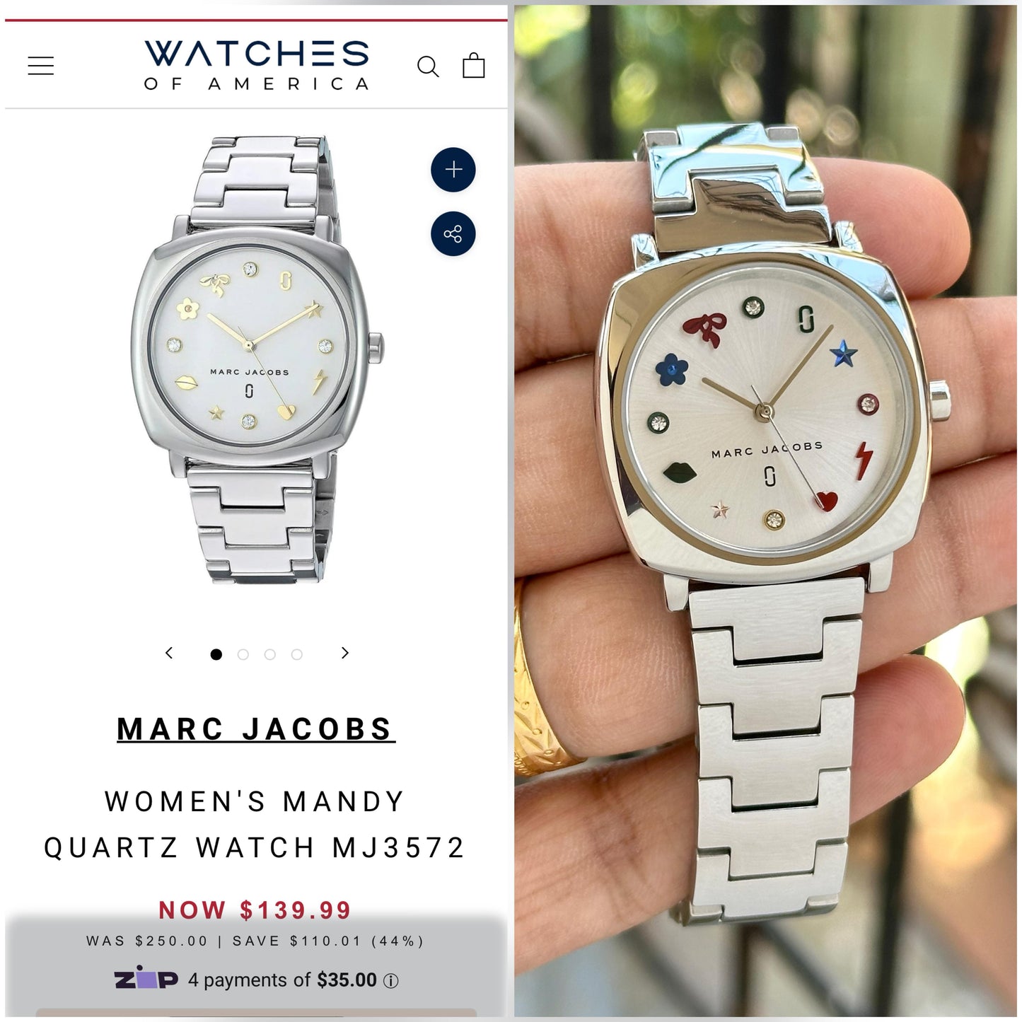 Marc Jacobs Women's Mandy Watch: Playful Elegance