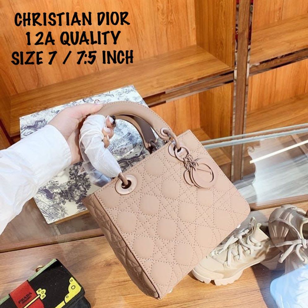 CHRISTIAN DIOR LADY D LITE PATENT BAG