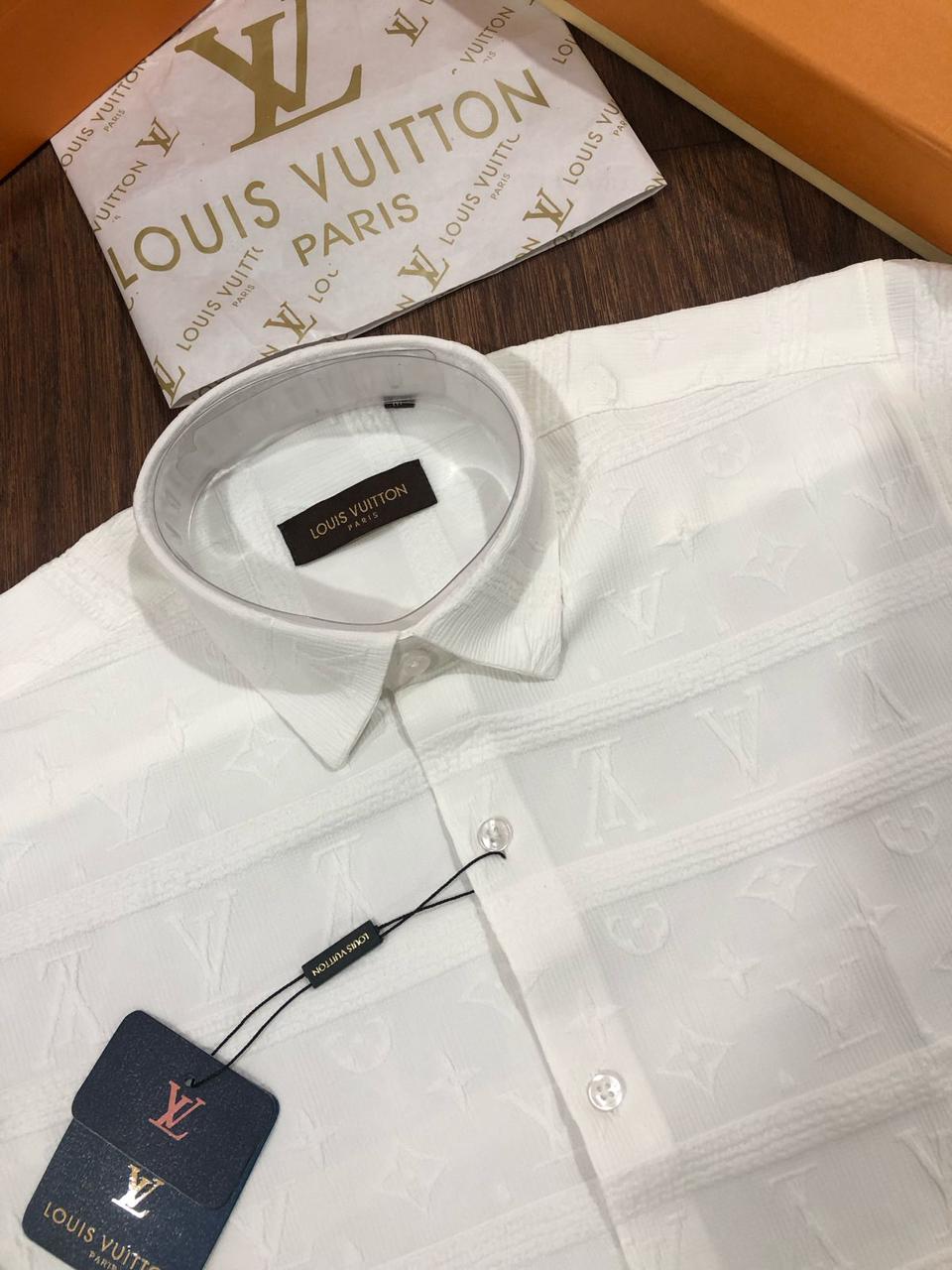 Men's Premium Reflective Logo Formal Shirt