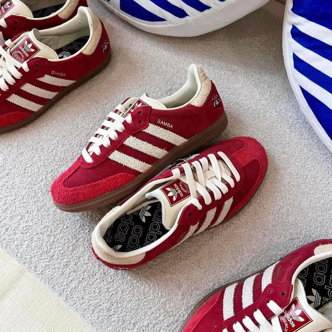 Adidas Originals Samba "Better Scarlet Off White" | Iconic Leather Sneakers